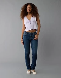 AE V-Neck Satin Slip Tank Top