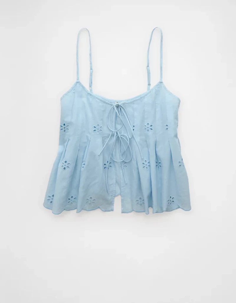 AE Tie Front Flyaway Cami
