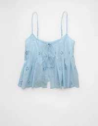 AE Tie Front Flyaway Cami