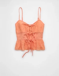 AE Tie Front Cami