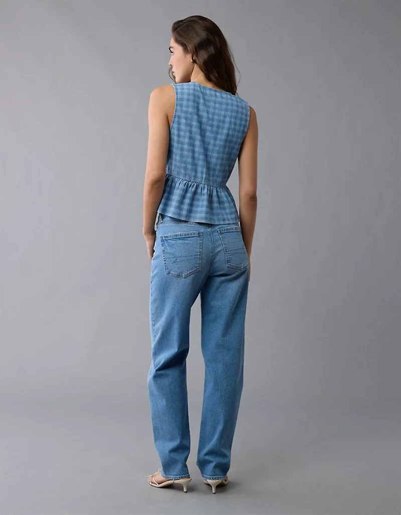 Débardeur nuisette à encolure en V denim AE