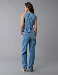 Débardeur nuisette à encolure en V denim AE