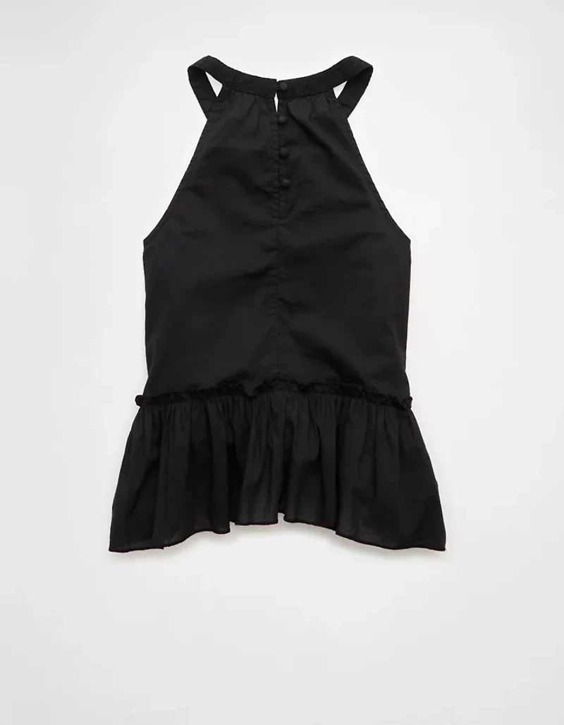 AE Embroidered Halter Tank Top