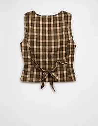 AE Pintuck Corset Tank Top