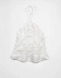 Haut à encolure en Y avec dentelle bain-de-soleil AE