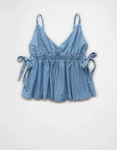 Débardeur nuisette en denim AE