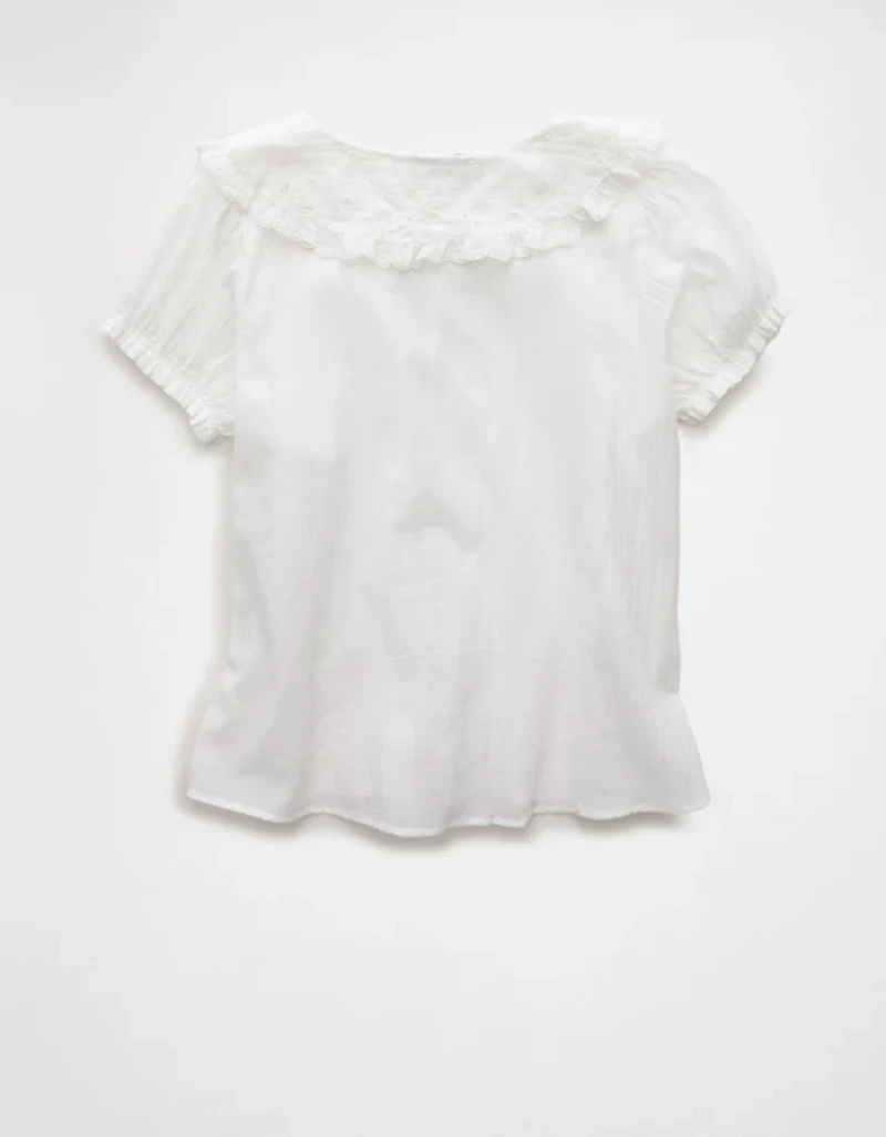 Blouse à manches bouffantes et col The Summer I Turned Pretty x AE