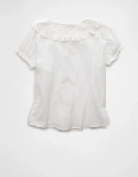 Blouse à manches bouffantes et col The Summer I Turned Pretty x AE