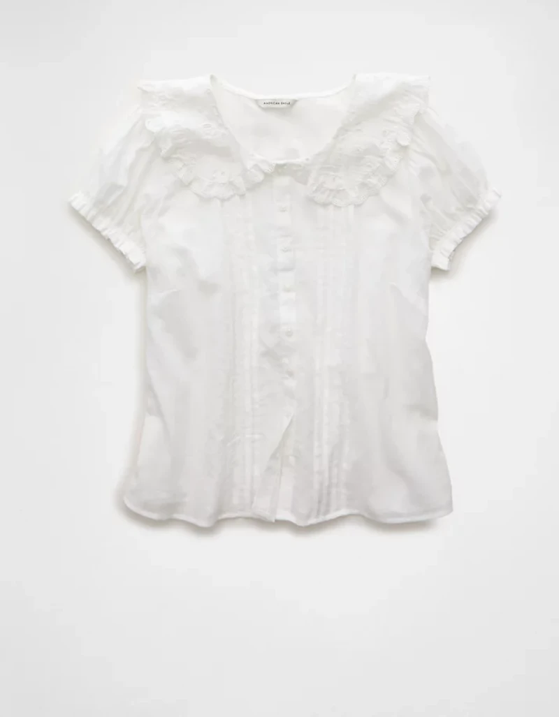Blouse à manches bouffantes et col The Summer I Turned Pretty x AE