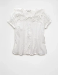 Blouse à manches bouffantes et col The Summer I Turned Pretty x AE