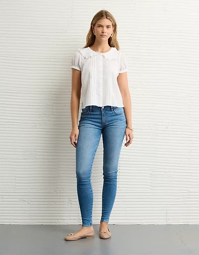 Blouse à manches bouffantes et col The Summer I Turned Pretty x AE