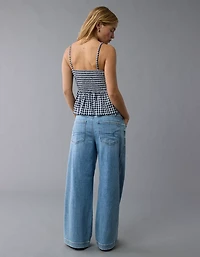Camisole nuisette en guingan smockée AE