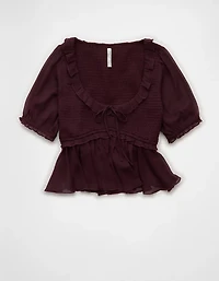 Blouse nuisette à smocks AE