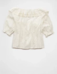 AE Ruffle Lace Blouse