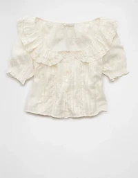 AE Ruffle Lace Blouse