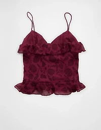 AE Ruffled Chiffon Cami Top