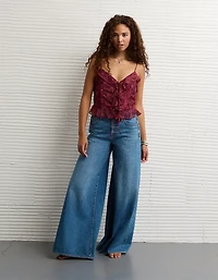 AE Ruffled Chiffon Cami Top