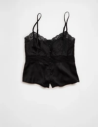 AE Pintuck Satin Cami Top