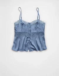 AE Pintuck Satin Cami Top