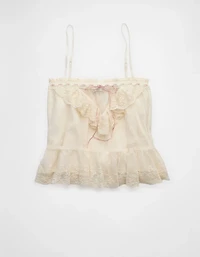Camisole à volants en maille AE