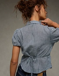 AE Short-Sleeve Button-Up Shirt