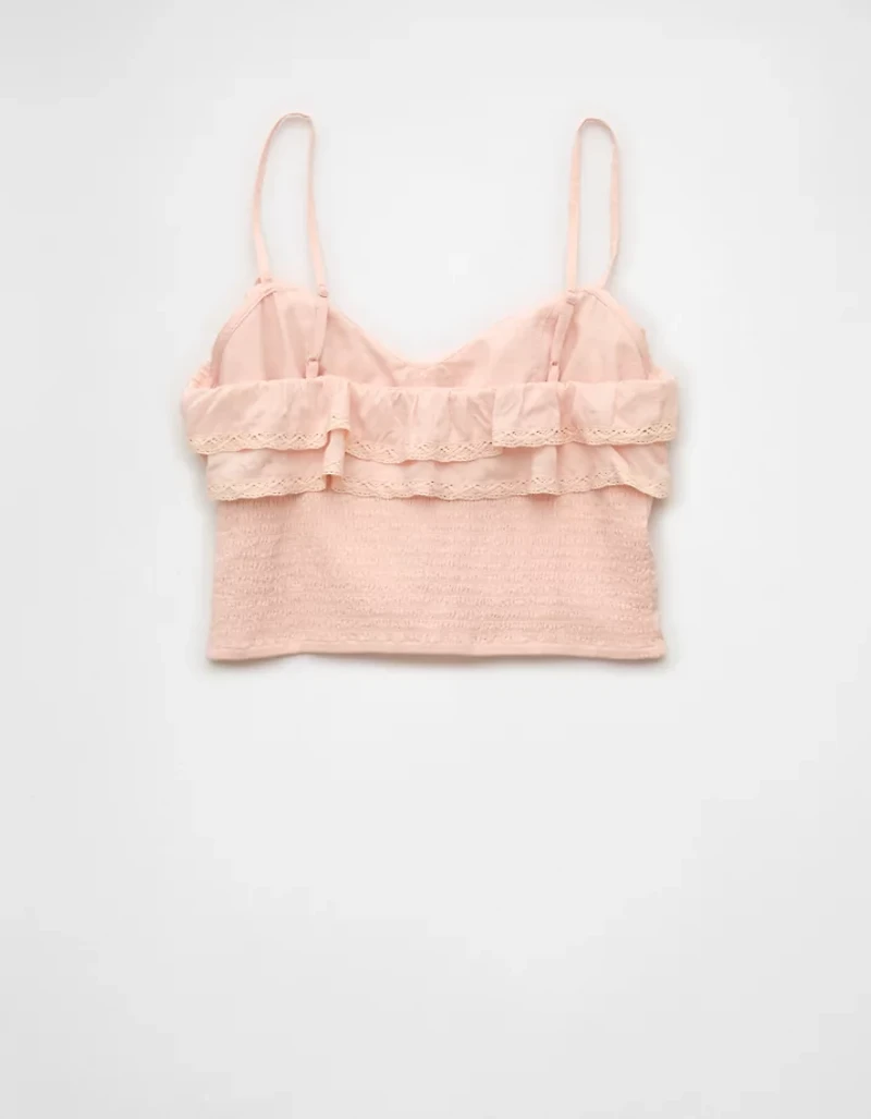 AE Ruffled Crop Top