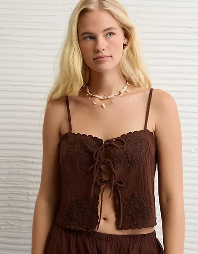 Camisole à motif ajouré AE