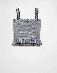 AE Smocked Button-Up Cami