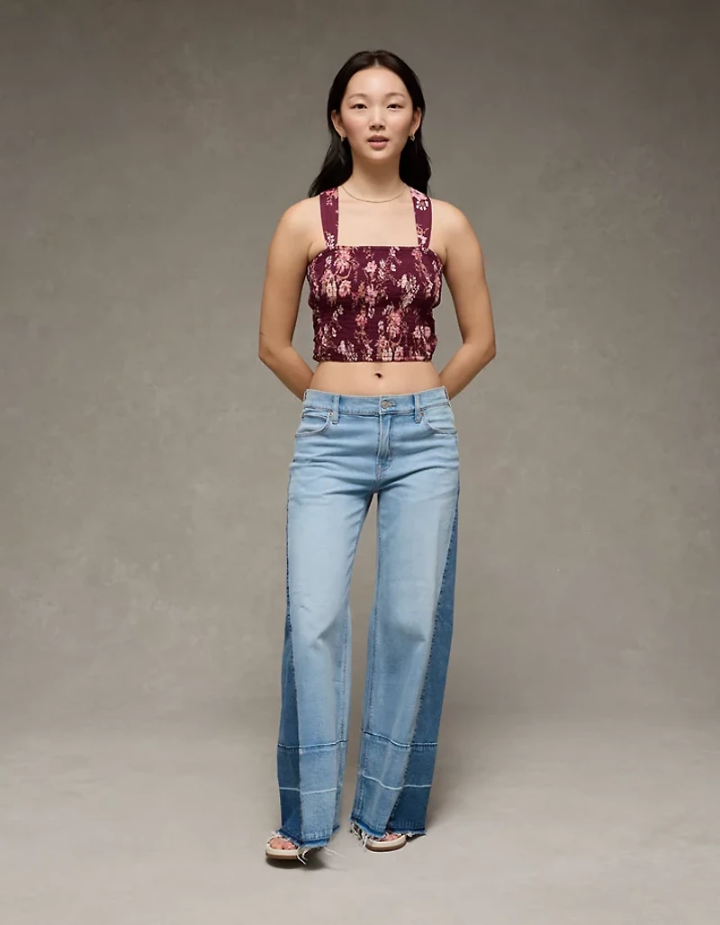 AE Smocked Tie-Front Cami