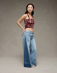 AE Smocked Tie-Front Cami