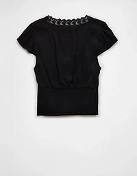 AE Lace Trim Blouse
