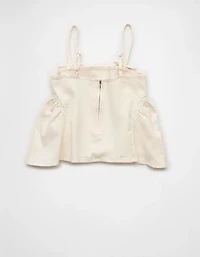 AE Denim Bow Strap Tank Top