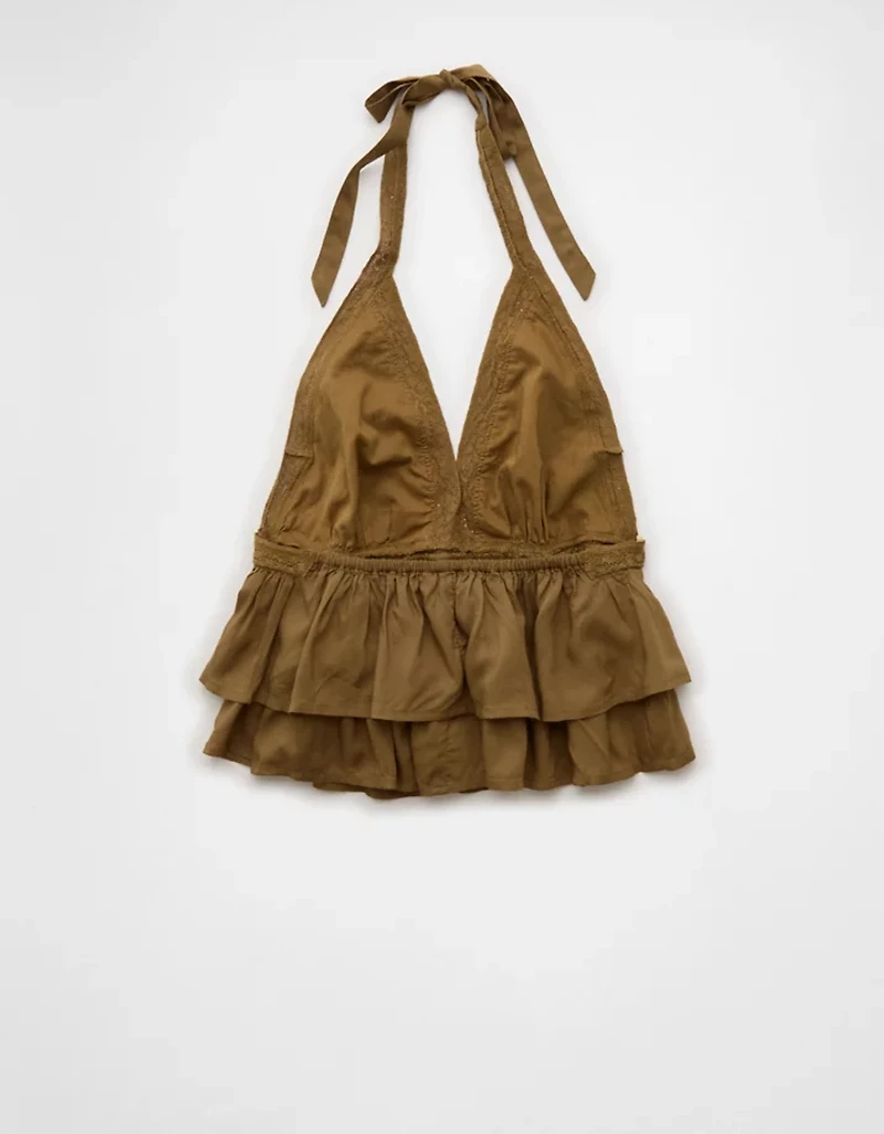 AE Lace Halter Tank Top