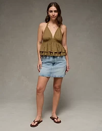 AE Lace Halter Tank Top
