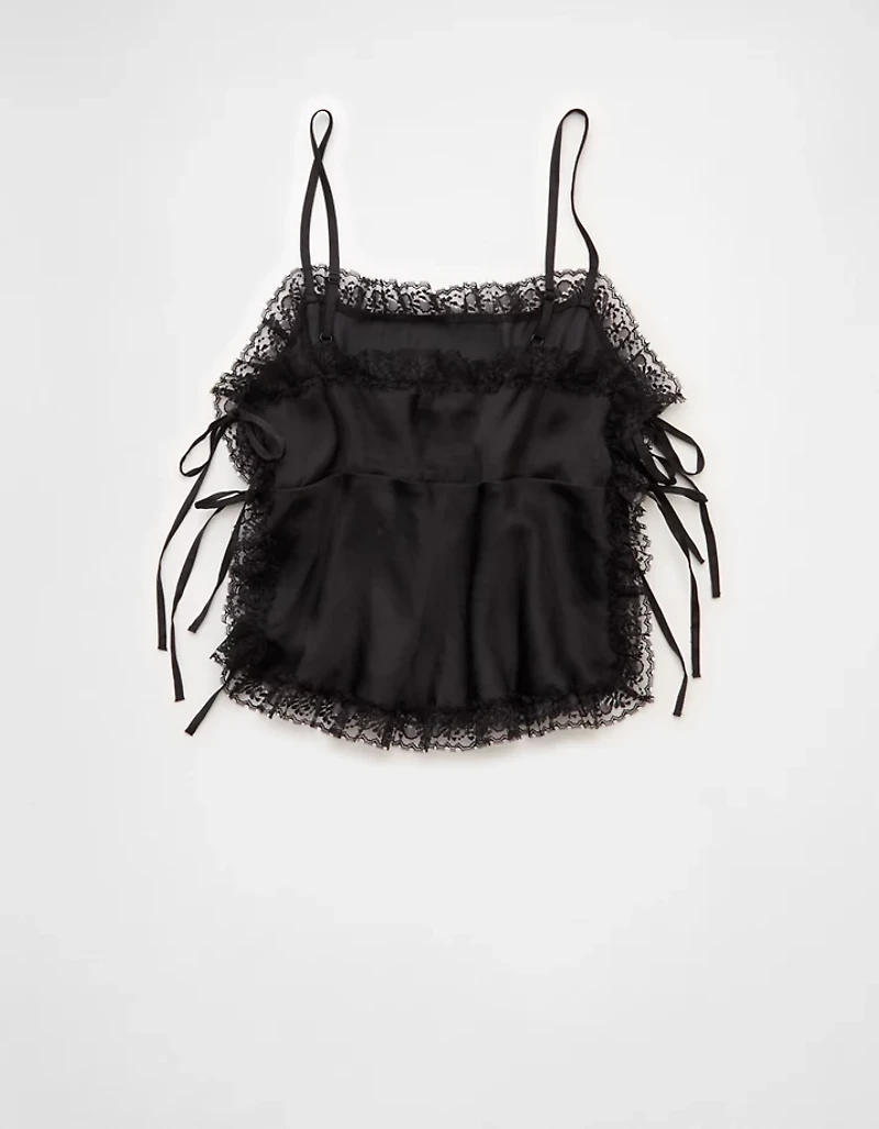 AE Side-Tie Lace Tank Top