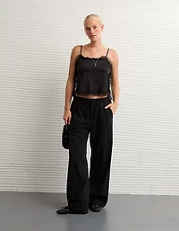 AE Side-Tie Lace Tank Top