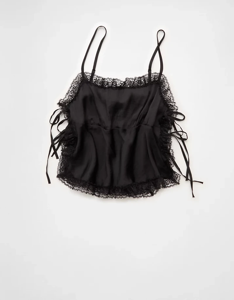 AE Side-Tie Lace Tank Top