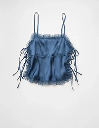 Débardeur avec attache en dentelle sur le côté AE