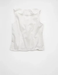 Blouse à volant encolure en V AE