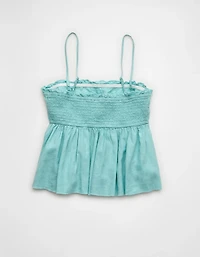 Bustier tubulaire style nuisette brodé sans bretelles AE