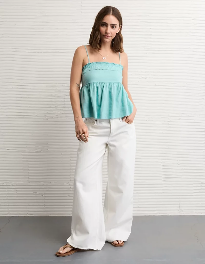 Bustier tubulaire style nuisette brodé sans bretelles AE