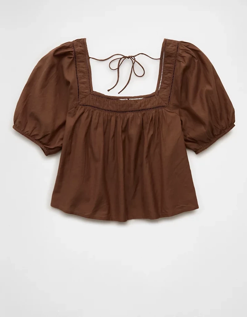 AE Tie-Front Blouse