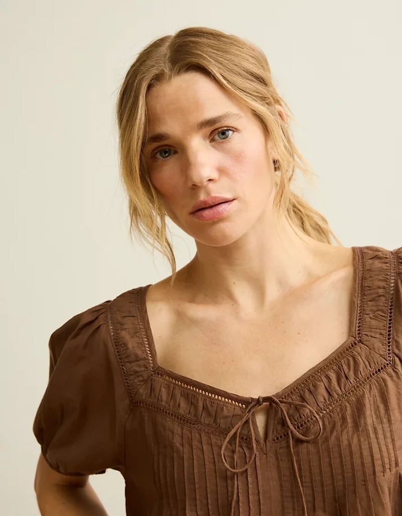 AE Tie-Front Blouse