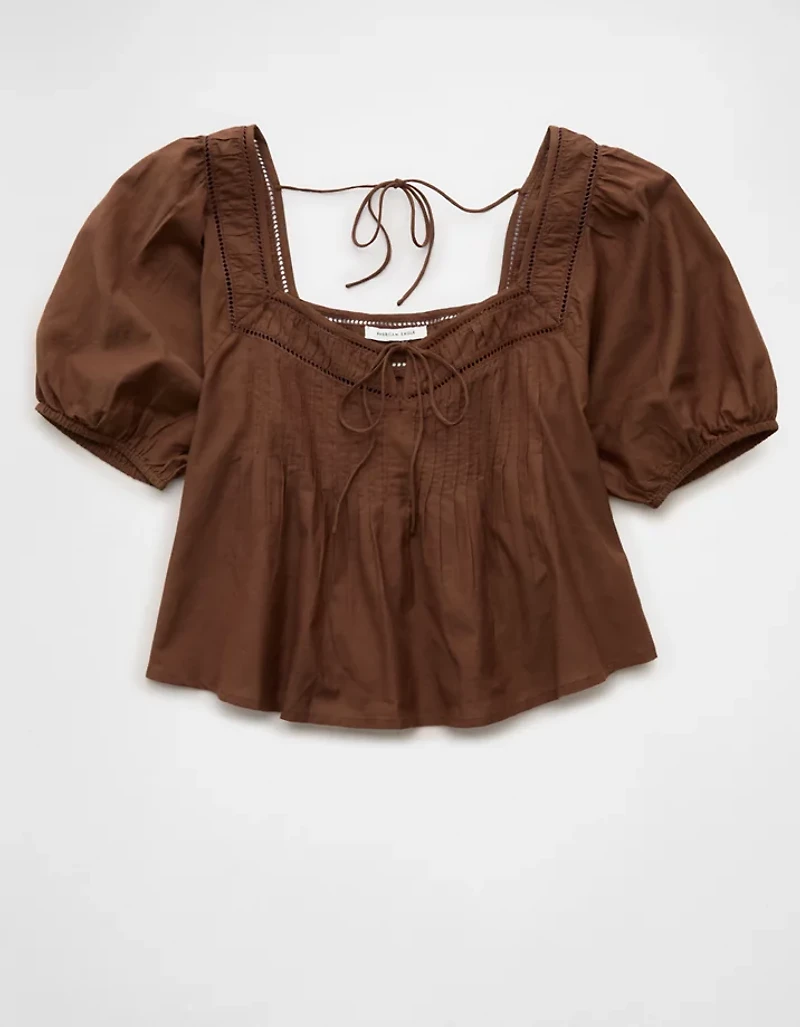AE Tie-Front Blouse
