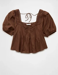 AE Tie-Front Blouse