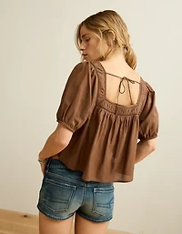 AE Tie-Front Blouse