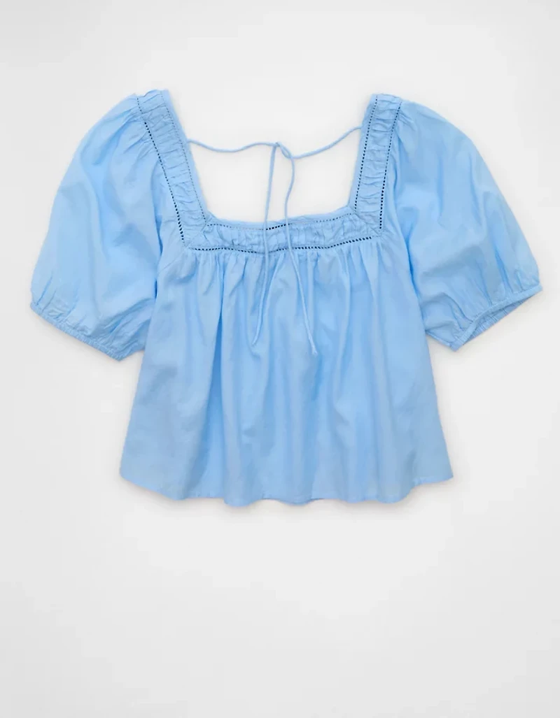 AE Tie-Front Blouse