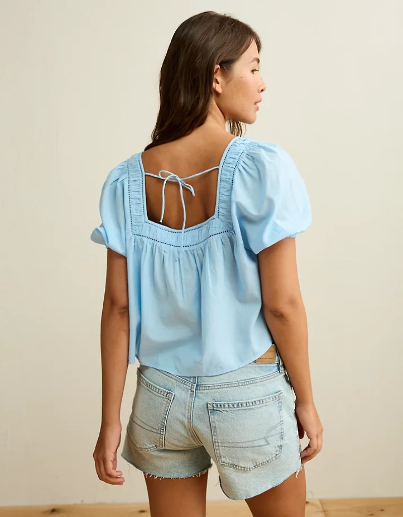 AE Tie-Front Blouse
