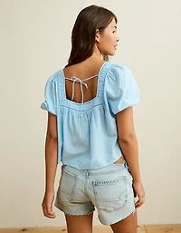 AE Tie-Front Blouse