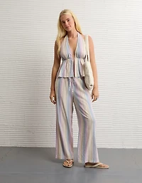 AE Open-Back Halter Top